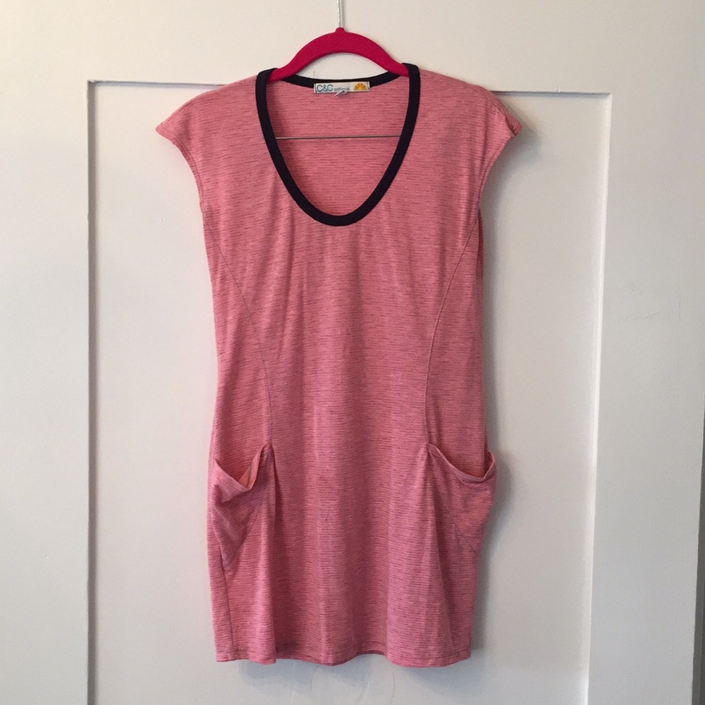 C&C California striped sleeveless T!